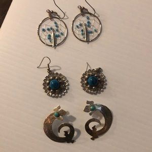 3pairs earrings
